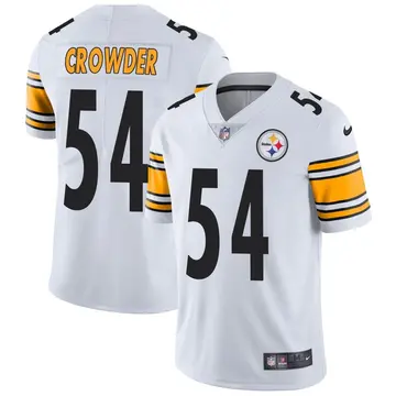 Nike Tae Crowder Men's Limited Pittsburgh Steelers White Vapor Untouchable Jersey