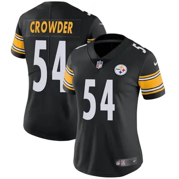 Nike Tae Crowder Women's Limited Pittsburgh Steelers Black Team Color Vapor Untouchable Jersey