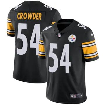 Nike Tae Crowder Youth Limited Pittsburgh Steelers Black Team Color Vapor Untouchable Jersey