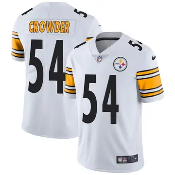 Nike Tae Crowder Youth Limited Pittsburgh Steelers White Vapor Untouchable Jersey