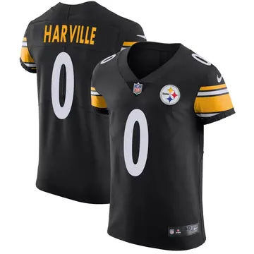 Nike Tavin Harville Men's Elite Pittsburgh Steelers Black Team Color Vapor Untouchable Jersey