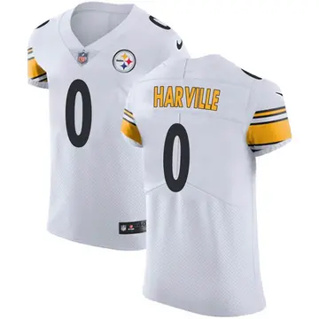 Nike Tavin Harville Men's Elite Pittsburgh Steelers White Vapor Untouchable Jersey