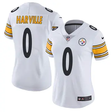 Nike Tavin Harville Women's Limited Pittsburgh Steelers White Vapor Untouchable Jersey