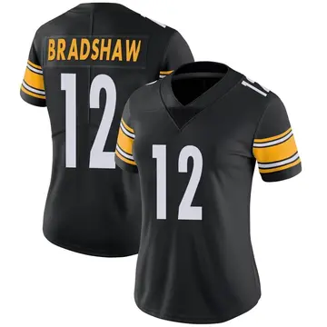 Nike Terry Bradshaw Women's Limited Pittsburgh Steelers Black Team Color Vapor Untouchable Jersey