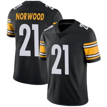 Nike Tre Norwood Men's Limited Pittsburgh Steelers Black Team Color Vapor Untouchable Jersey