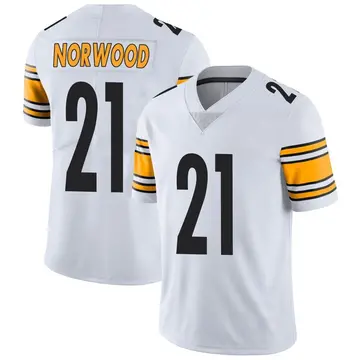 Nike Tre Norwood Men's Limited Pittsburgh Steelers White Vapor Untouchable Jersey
