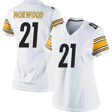 Nike Tre Norwood Women's Game Pittsburgh Steelers White Jersey