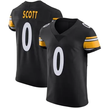 Nike Trenton Scott Men's Elite Pittsburgh Steelers Black Team Color Vapor Untouchable Jersey
