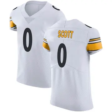 Nike Trenton Scott Men's Elite Pittsburgh Steelers White Vapor Untouchable Jersey
