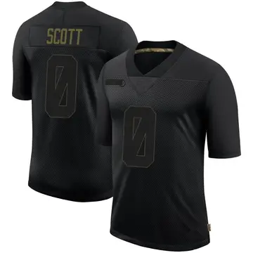 Nike Trenton Scott Men's Limited Pittsburgh Steelers Black 2020 Salute To Service Jersey