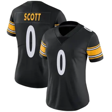 Nike Trenton Scott Women's Limited Pittsburgh Steelers Black Team Color Vapor Untouchable Jersey