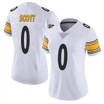 Nike Trenton Scott Women's Limited Pittsburgh Steelers White Vapor Untouchable Jersey