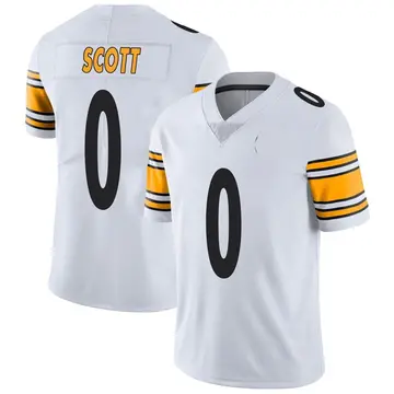 Nike Trenton Scott Youth Limited Pittsburgh Steelers White Vapor Untouchable Jersey