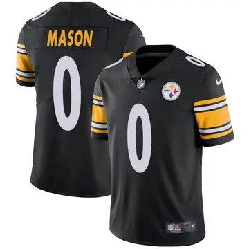 Nike Trevon Mason Men's Limited Pittsburgh Steelers Black Team Color Vapor Untouchable Jersey