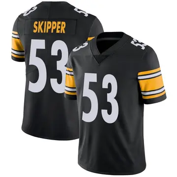 Nike Tuzar Skipper Men's Limited Pittsburgh Steelers Black Team Color Vapor Untouchable Jersey