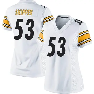 Nike Tuzar Skipper Women's Game Pittsburgh Steelers White Jersey