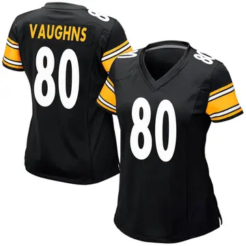 Nike Tyler Vaughns Women's Game Pittsburgh Steelers Black Team Color Jersey