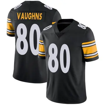 Nike Tyler Vaughns Youth Limited Pittsburgh Steelers Black Team Color Vapor Untouchable Jersey