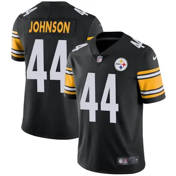 Nike Tyree Johnson Men's Limited Pittsburgh Steelers Black Team Color Vapor Untouchable Jersey