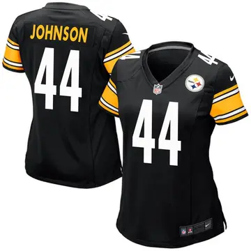 Nike Tyree Johnson Women's Game Pittsburgh Steelers Black Team Color Jersey