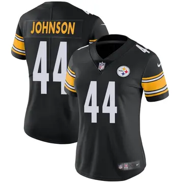 Nike Tyree Johnson Women's Limited Pittsburgh Steelers Black Team Color Vapor Untouchable Jersey