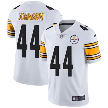 Nike Tyree Johnson Youth Limited Pittsburgh Steelers White Vapor Untouchable Jersey