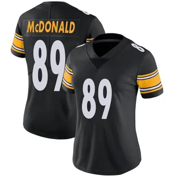 Nike Vance McDonald Women's Limited Pittsburgh Steelers Black Team Color Vapor Untouchable Jersey