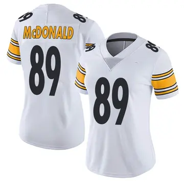 Nike Vance McDonald Women's Limited Pittsburgh Steelers White Vapor Untouchable Jersey
