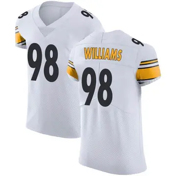 Nike Vince Williams Men's Elite Pittsburgh Steelers White Vapor Untouchable Jersey