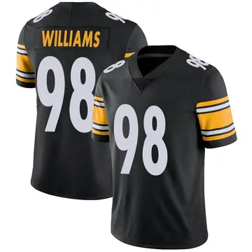 Nike Vince Williams Men's Limited Pittsburgh Steelers Black Team Color Vapor Untouchable Jersey