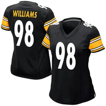 Nike Vince Williams Women's Game Pittsburgh Steelers Black Team Color Jersey