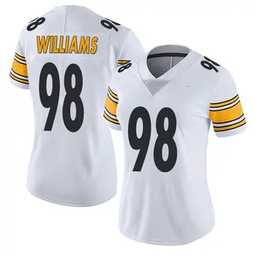 Nike Vince Williams Women's Limited Pittsburgh Steelers White Vapor Untouchable Jersey