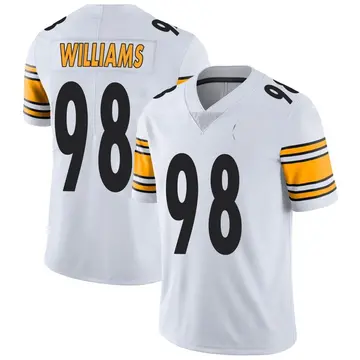 Nike Vince Williams Youth Limited Pittsburgh Steelers White Vapor Untouchable Jersey