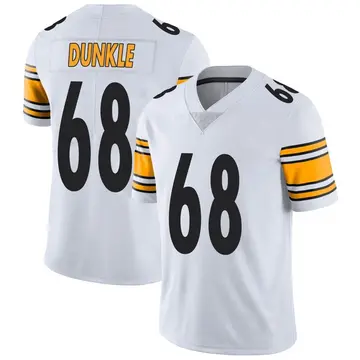 Nike William Dunkle Men's Limited Pittsburgh Steelers White Vapor Untouchable Jersey