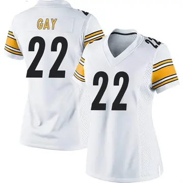 Nike William Gay Women's Game Pittsburgh Steelers White Jersey