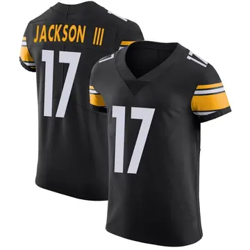 Nike William Jackson III Men's Elite Pittsburgh Steelers Black Team Color Vapor Untouchable Jersey