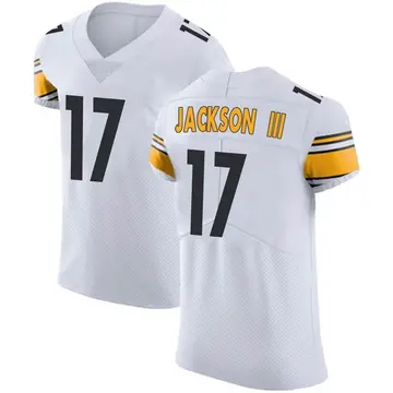 Nike William Jackson III Men's Elite Pittsburgh Steelers White Vapor Untouchable Jersey