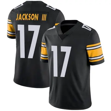 Nike William Jackson III Men's Limited Pittsburgh Steelers Black Team Color Vapor Untouchable Jersey