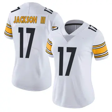 Nike William Jackson III Women's Limited Pittsburgh Steelers White Vapor Untouchable Jersey