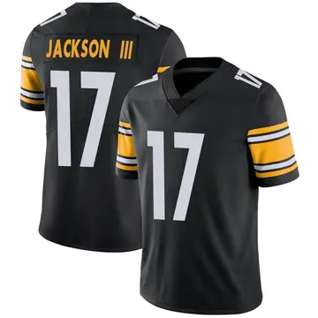 Nike William Jackson III Youth Limited Pittsburgh Steelers Black Team Color Vapor Untouchable Jersey