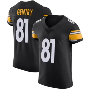 Nike Zach Gentry Men's Elite Pittsburgh Steelers Black Team Color Vapor Untouchable Jersey