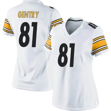 Nike Zach Gentry Women's Game Pittsburgh Steelers White Jersey