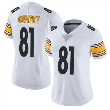 Nike Zach Gentry Women's Limited Pittsburgh Steelers White Vapor Untouchable Jersey